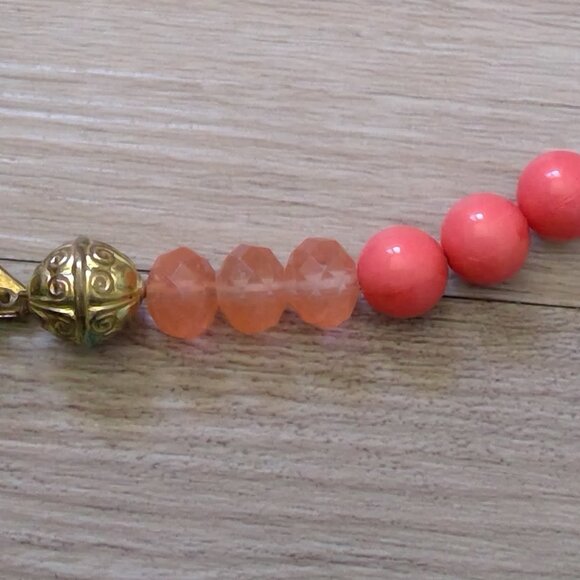 Coral Bohemian Necklace - Picture 5 of 7